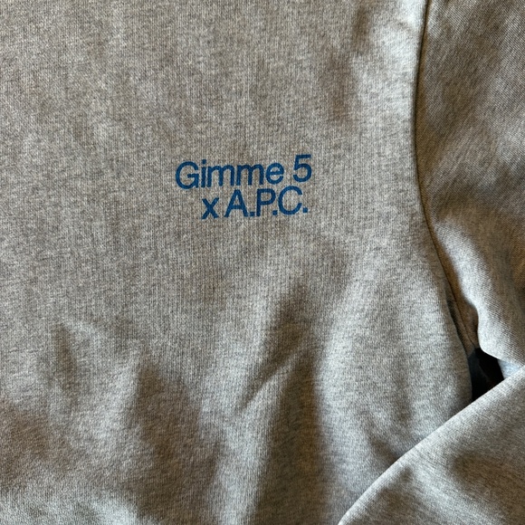 APC Crewneck with Graphic – XL (Grey with Blue Graphics) - Picture 3 of 6